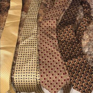 4 silk ties!
